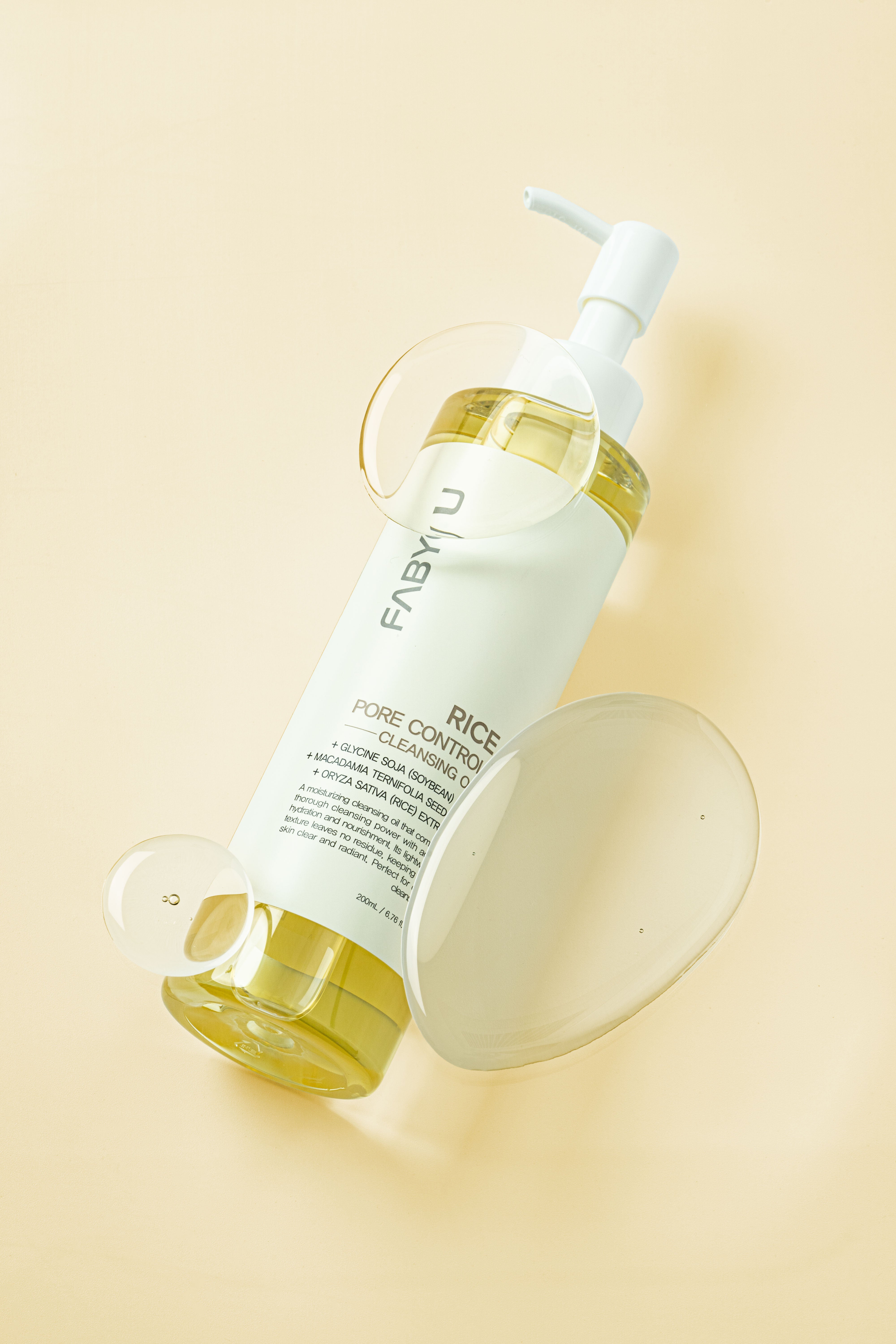 FABYOU Rice Pore Control Cleansing Oil 6.76 fl oz(200ml)