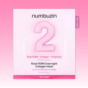 [Numbuzin] No.2 Rose PDRN Overnight Collagen Mask (1ea)