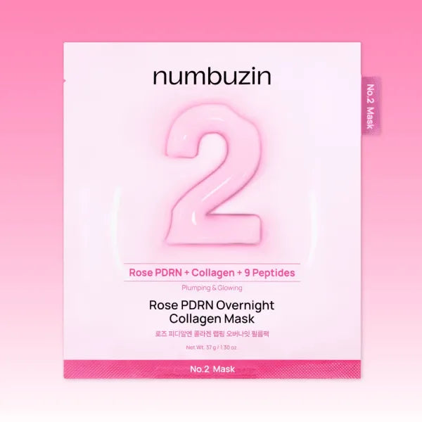 [Numbuzin] No.2 Rose PDRN Overnight Collagen Mask (1ea)