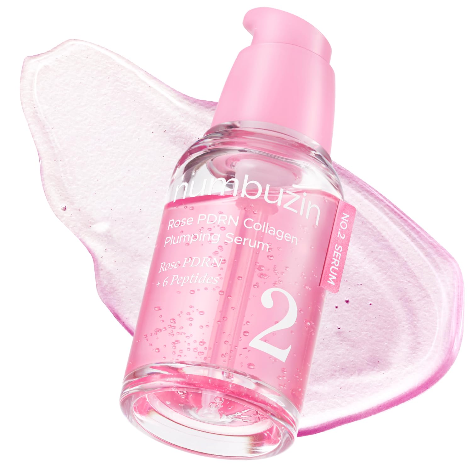 [Numbuzin] No.2 Rose PDRN Collagen Plumping Serum 1.01fl oz (30ml)