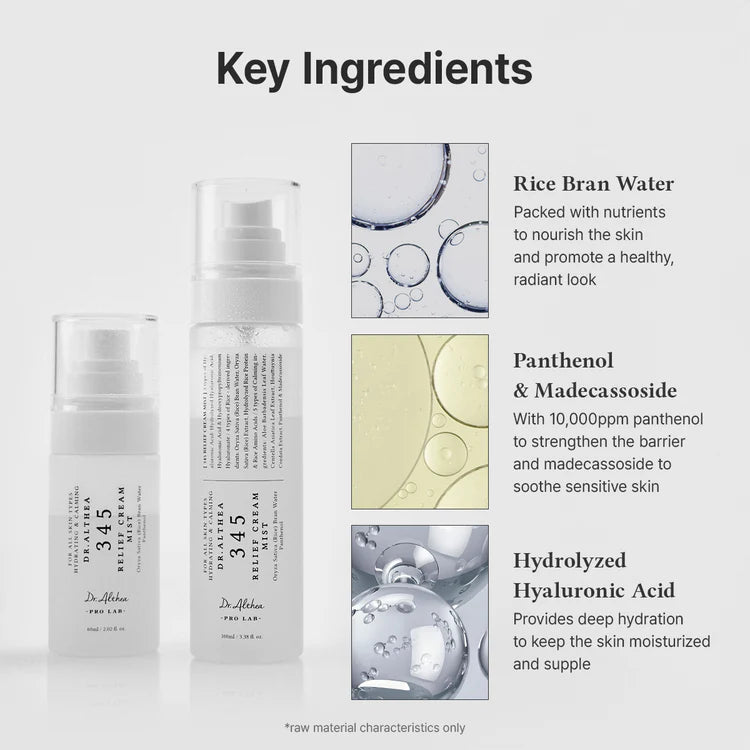 [Dr. Althea] 345 Relief Cream Mist 3.38 fl oz (100ml)