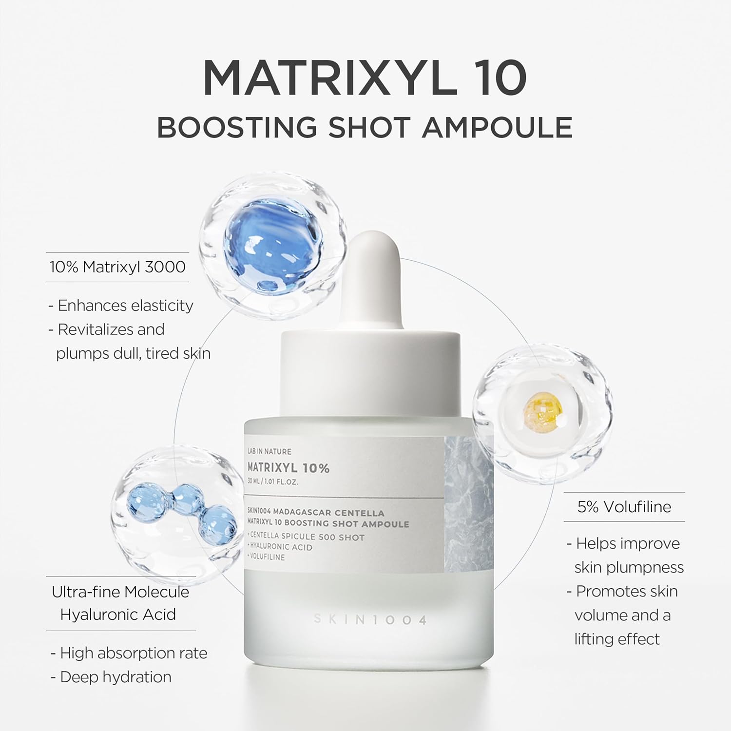 [SKIN1004] Madagascar Centella Matrixyl 10 Boosting Shot Ampoule 1.01fl oz (30ml)