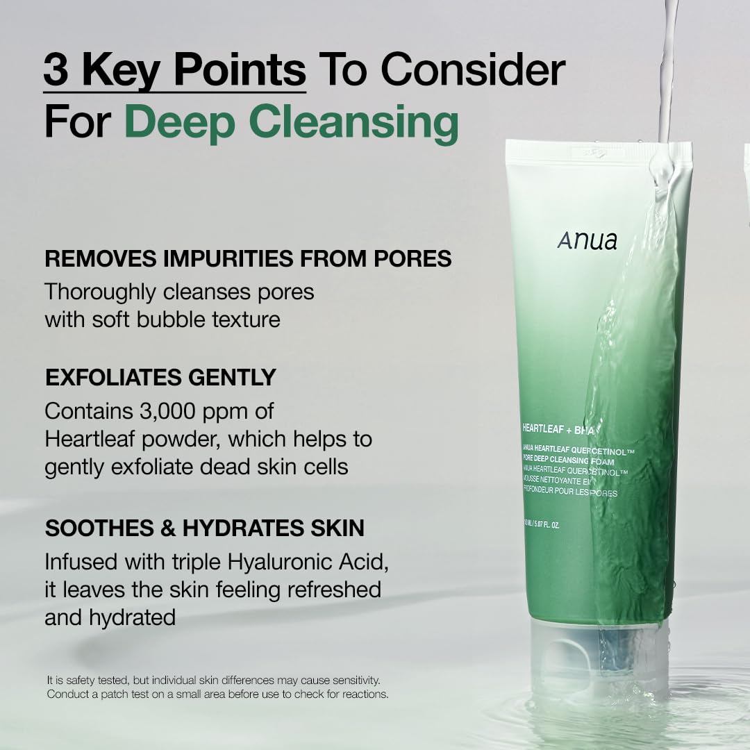 Heartleaf Quercetinol Pore Deep Cleansing Foam 5.07 fl oz(150ml)