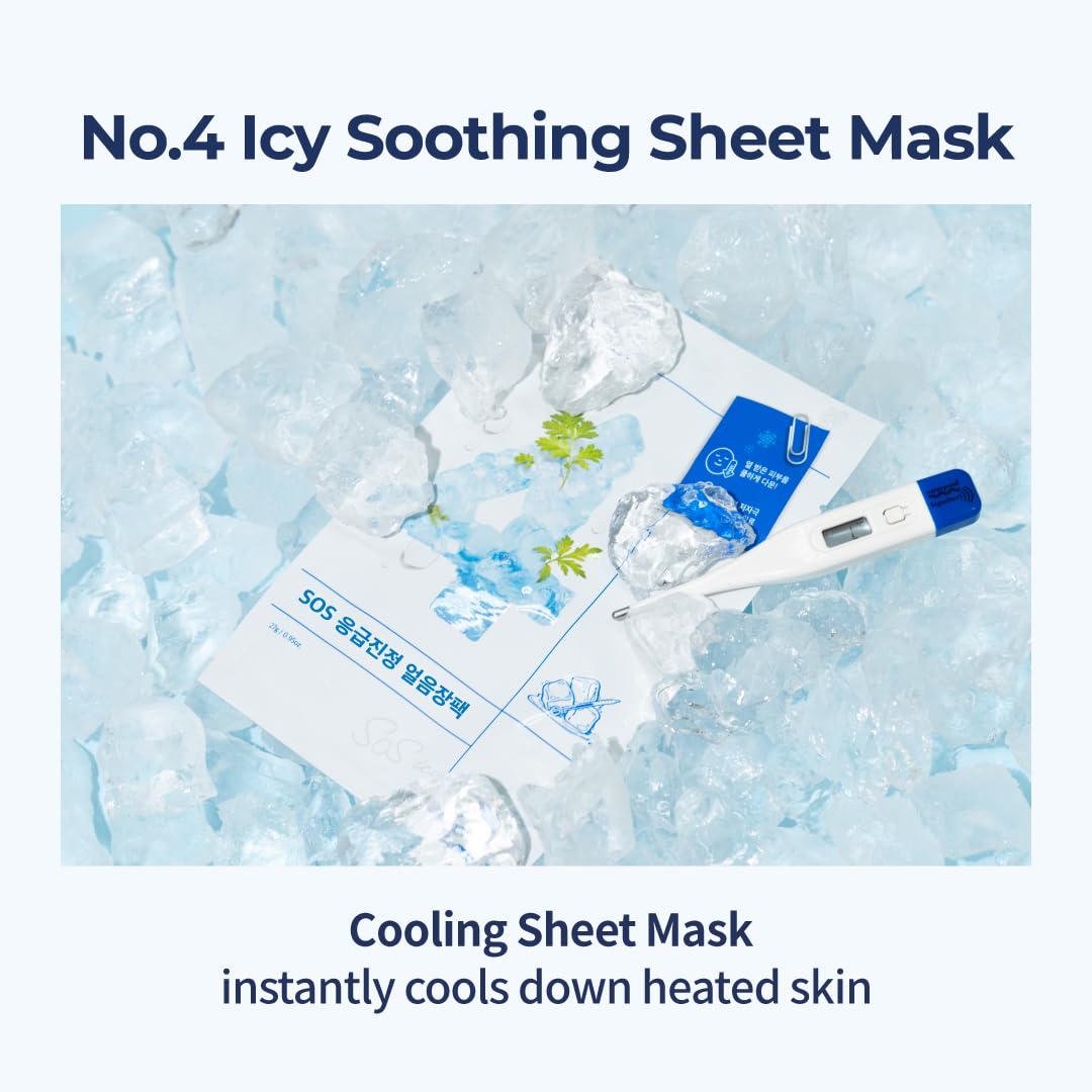 [Numbuzin] No.4 Icy Soothing Sheet Mask (5ea)