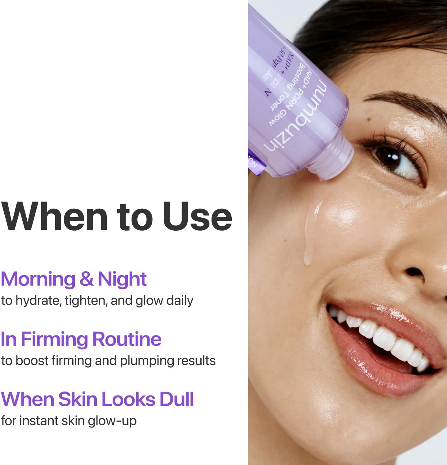 [Numbuzin] No.9+ NAD+ PDRN Glow Boosting Toner 5.07fl oz (150ml)