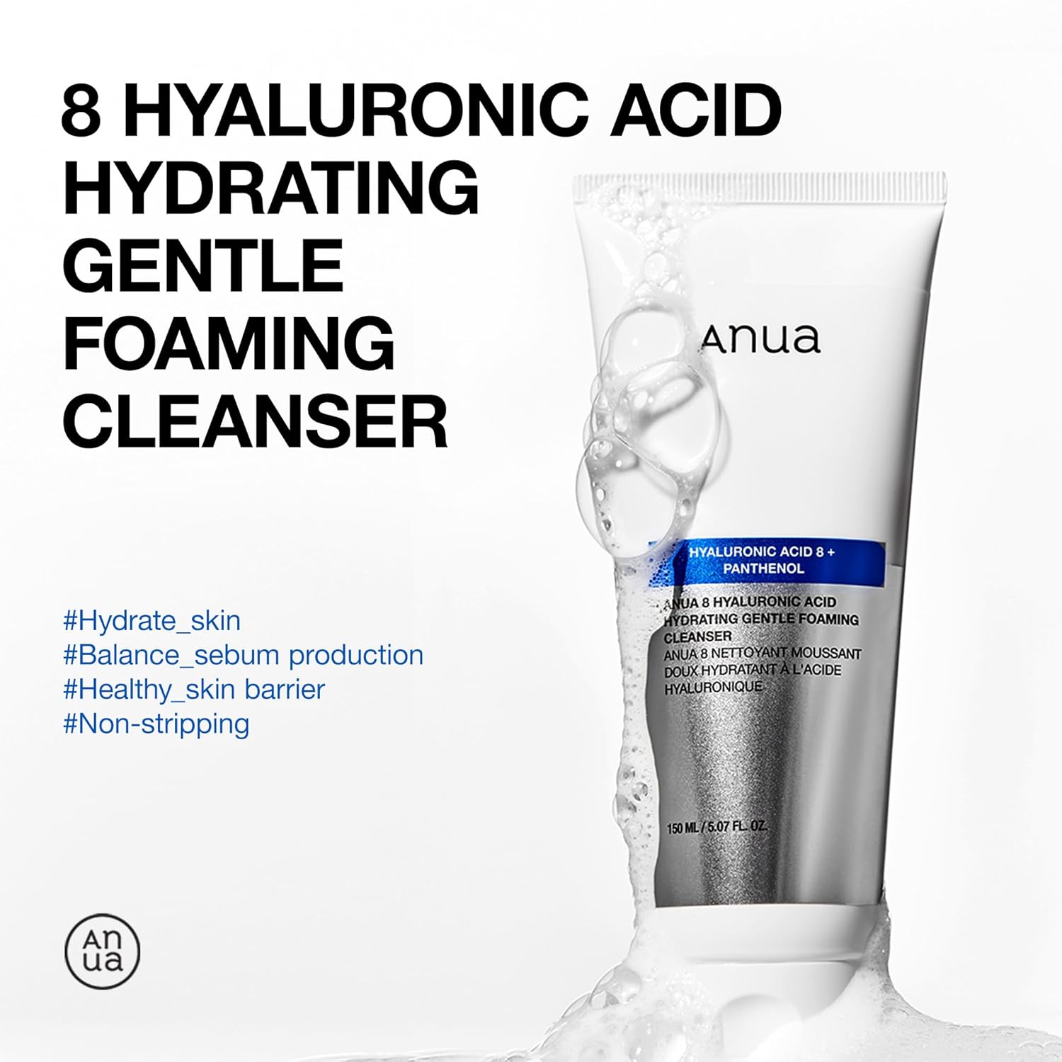 8 Hyaluronic Acid Hydrating Gentle Foaming Cleanser 5.07fl.oz (150ml)