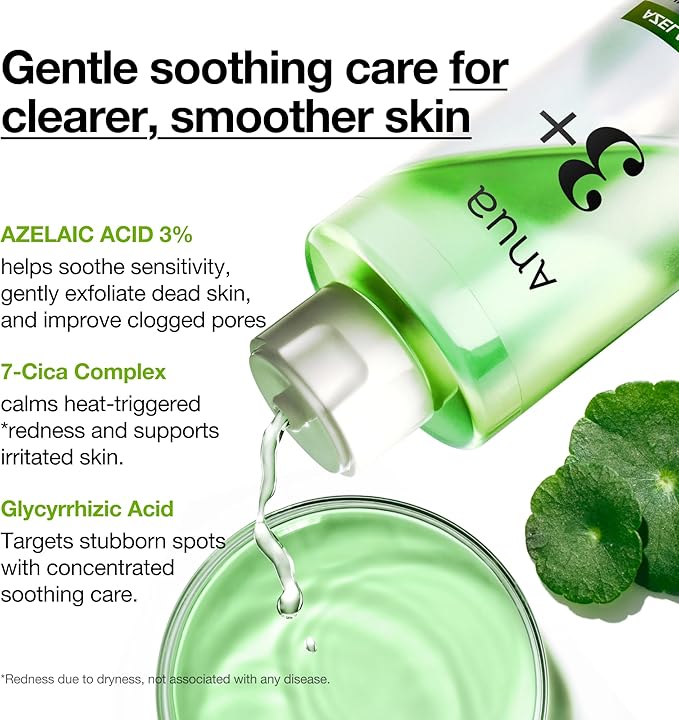 [Anua] Azelaic Acid 3 Cica Skin Clarifying Toner 8.45 fl oz (250ml)