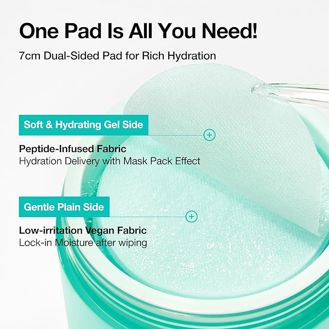 [Anua] PDRN 100 Hyaluronic Acid Glow Pad 6.08 fl oz (180ml) (60Pads)