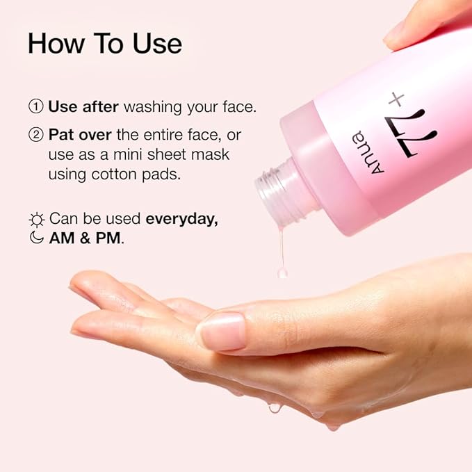 [Anua] Peach 77% Niacin Essence Toner 8.45 fl oz (250ml)