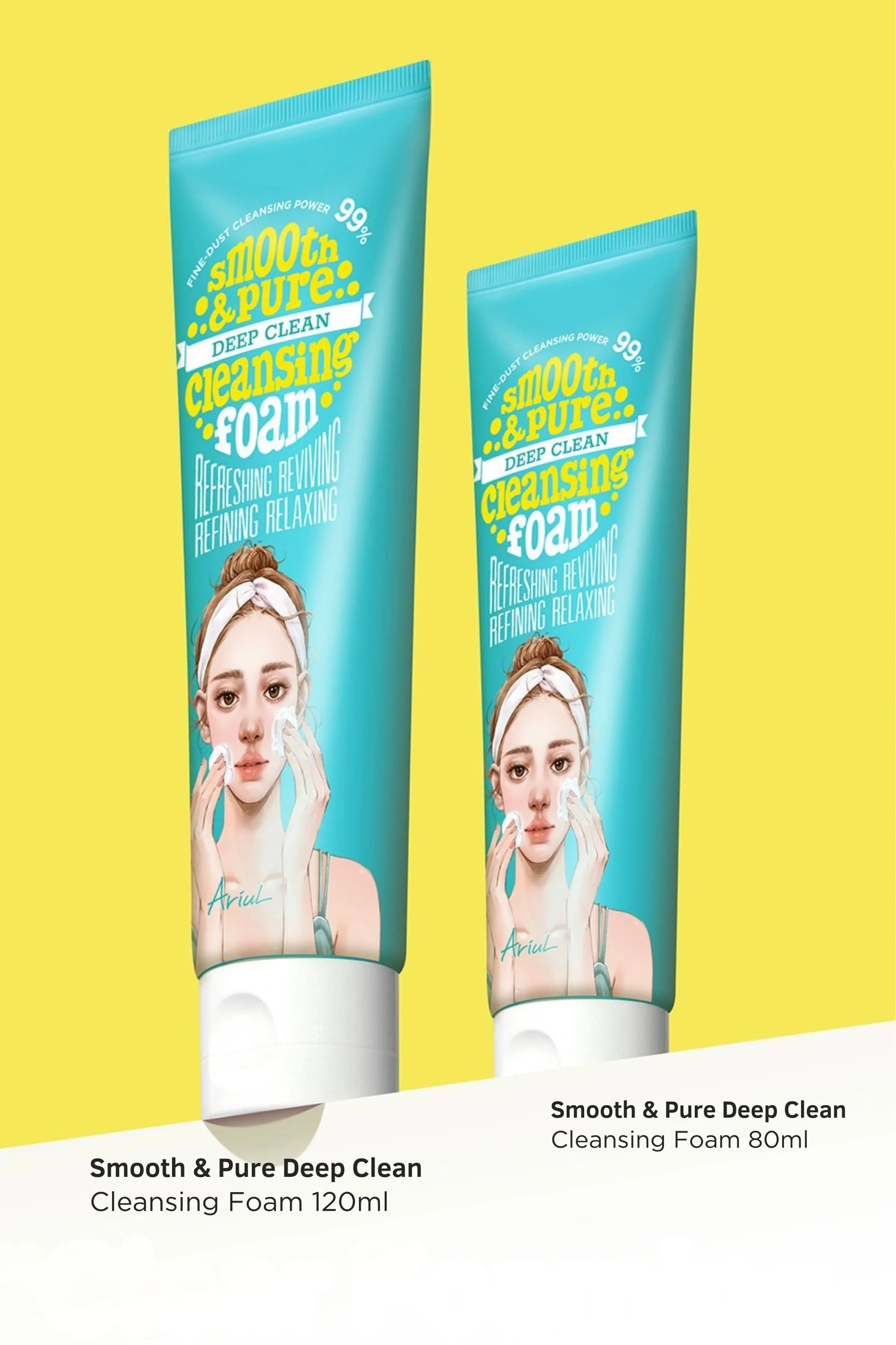 [Ariul] Smooth & Pure Cleansing Foam (80ml/120ml)