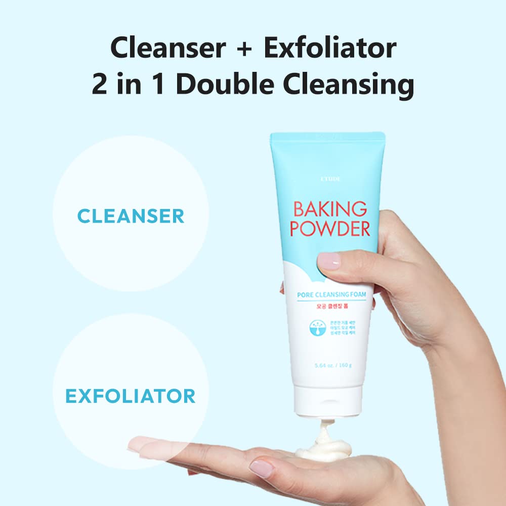 [Etude] Baking Powder Pore Cleansing Foam_5.64oz (160g)