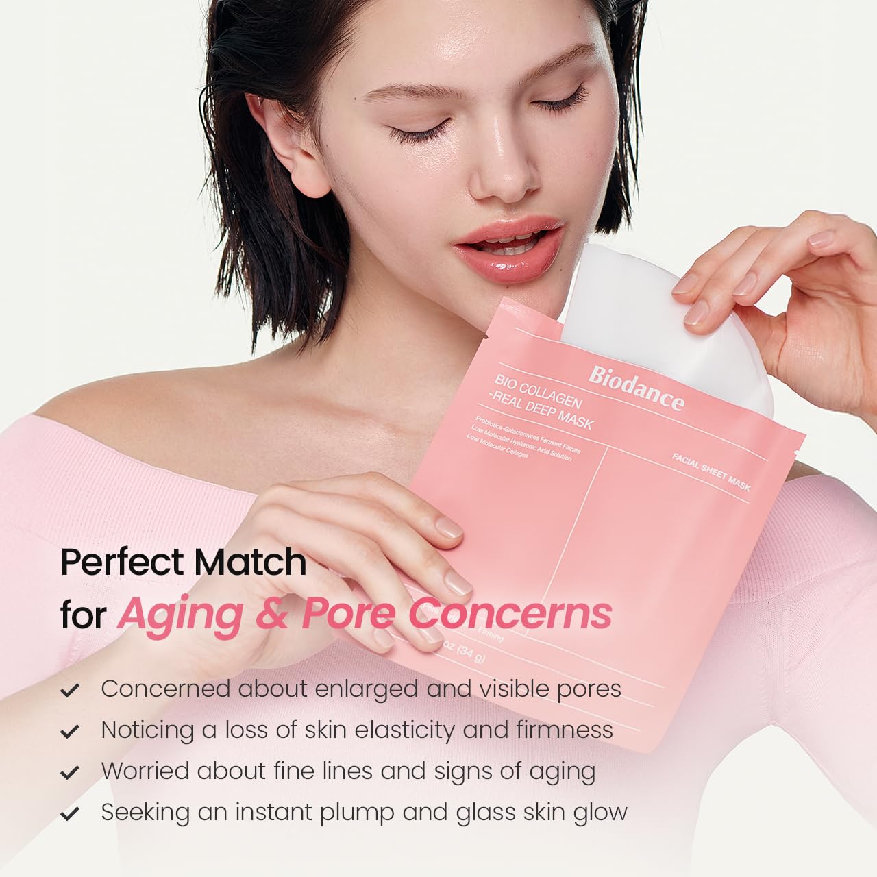 [Biodance] Bio Collagen Real Deep Mask_4.79oz (34g*4ea)