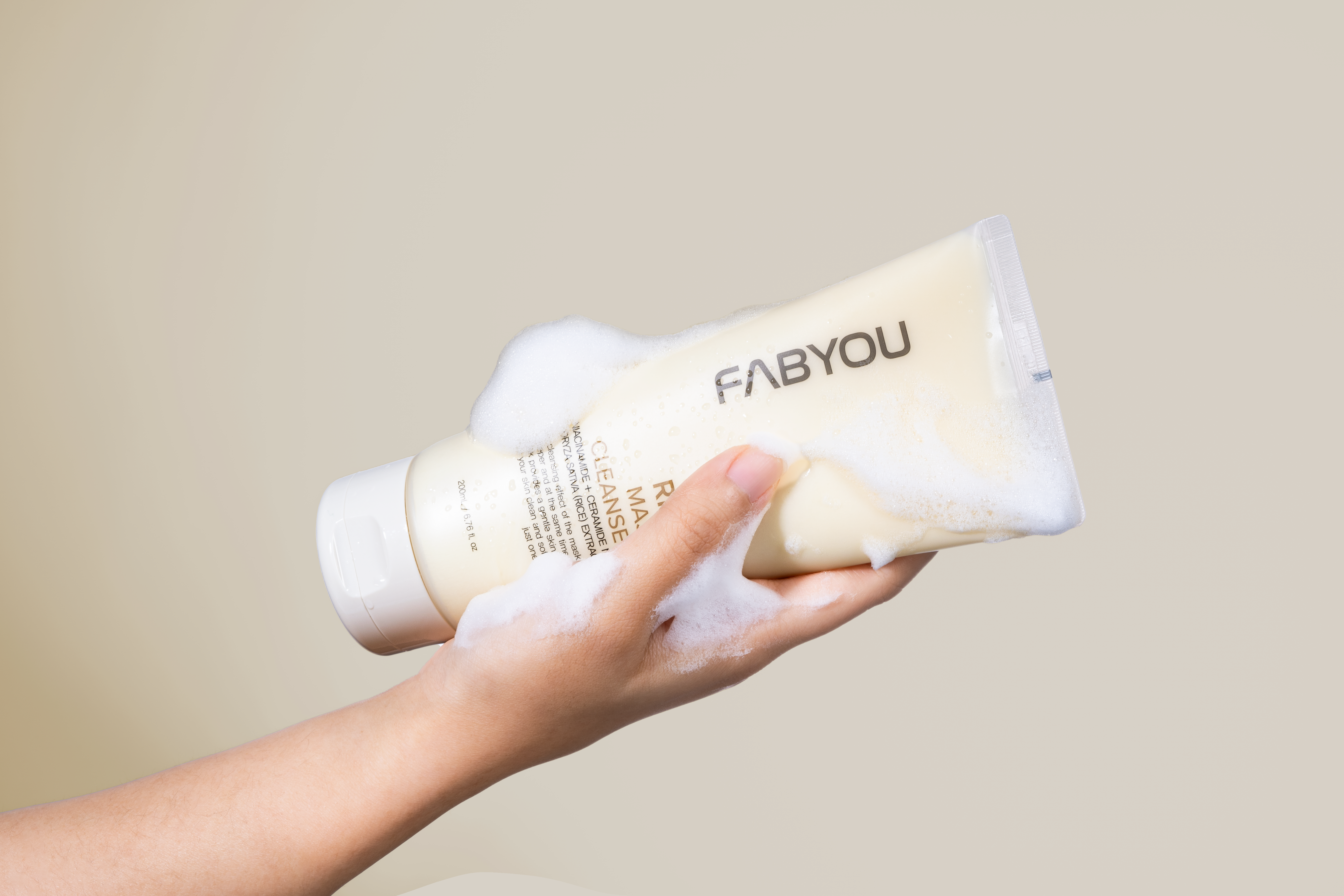 FABYOU Rice Mask Cleanser 6.76 fl oz(200ml)