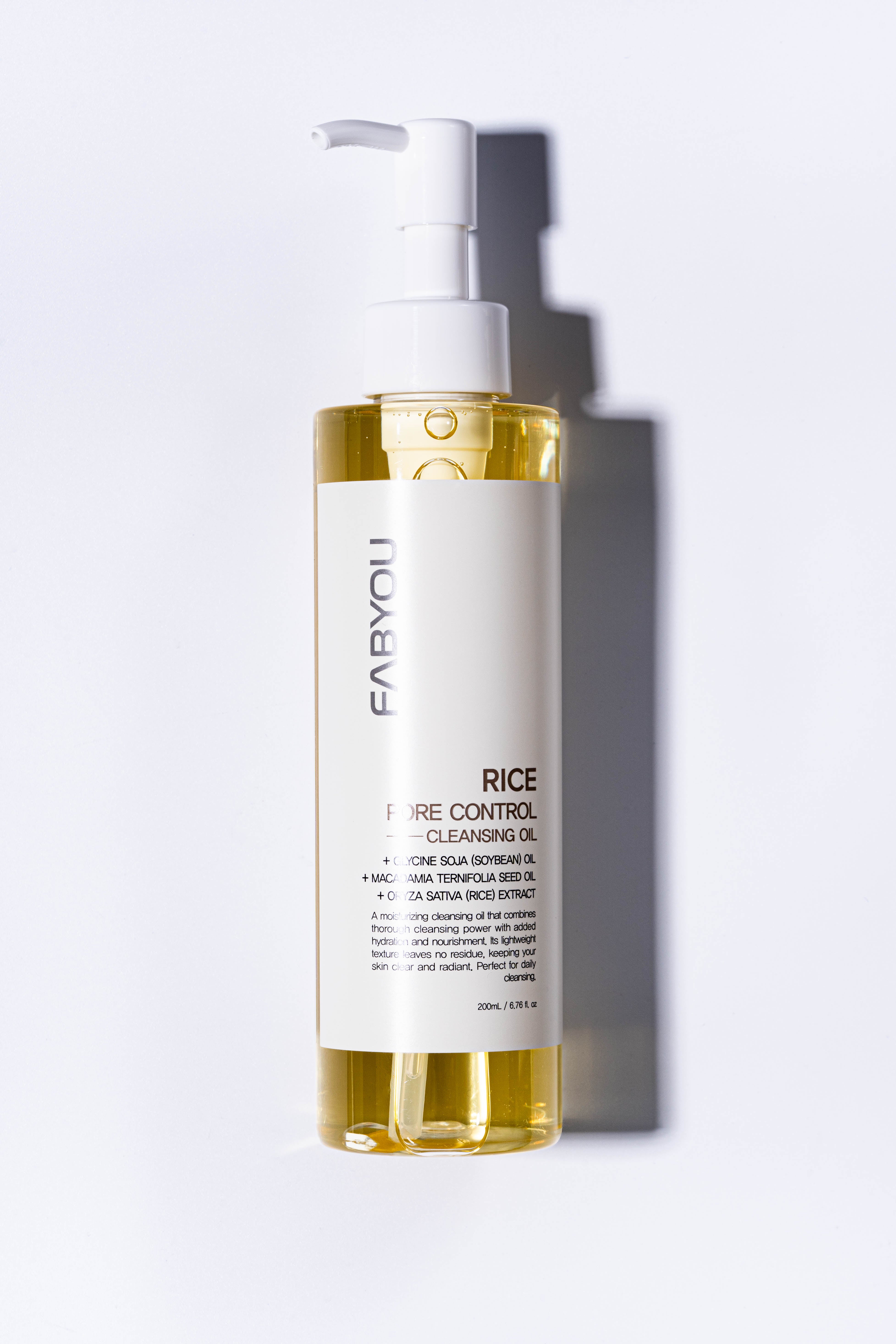 FABYOU Rice Pore Control Cleansing Oil 6.76 fl oz(200ml)