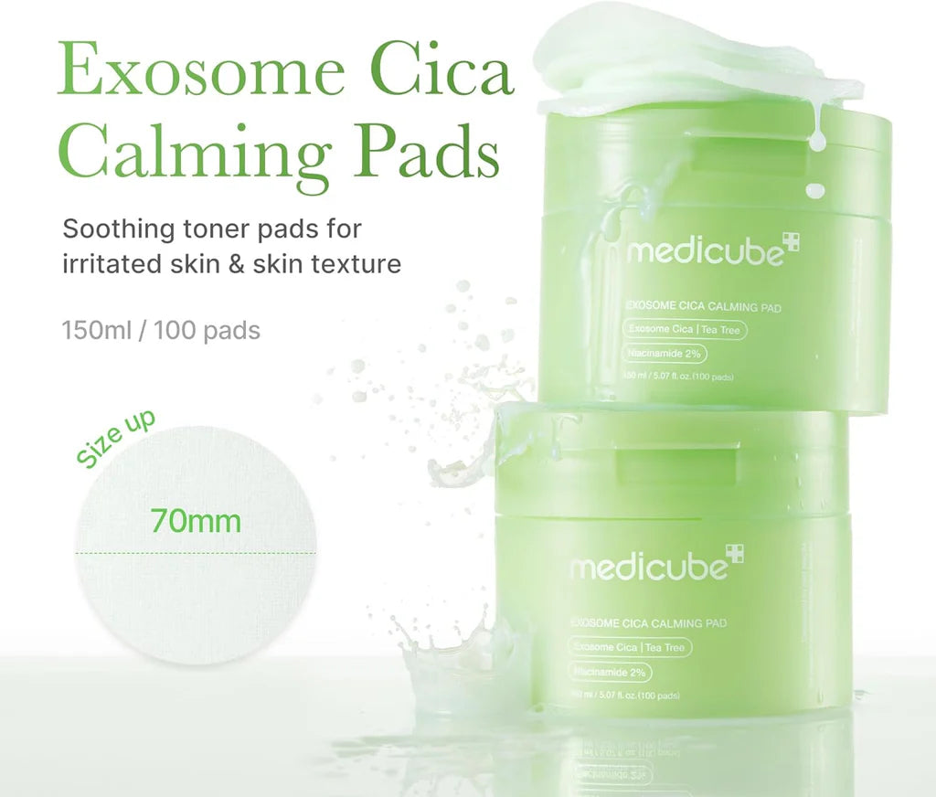 [Medicube] Exosome Cica Calming Pad 5.07 fl oz (150ml) (100Pads)