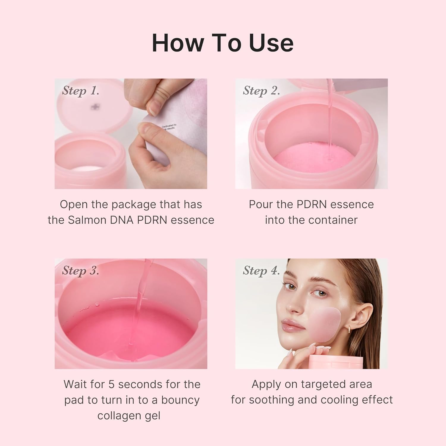 [Medicube] PDRN Pink Collagen Toning Gel Toner Pad 4.05 fl oz (120ml) (70Pads)
