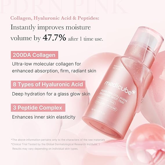 [Medicube] PDRN Pink Exosome Shot Serum 7500 1.01 fl oz (30ml)