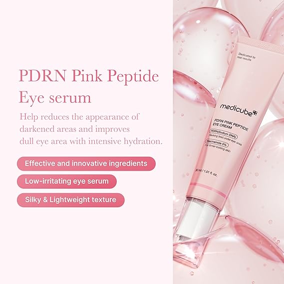 [Medicube] PDRN Pink Peptide Eye Cream 1.01 fl oz (30ml)