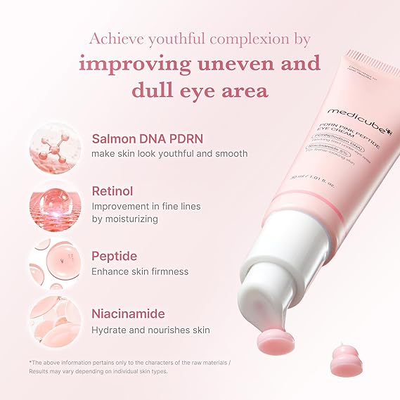 [Medicube] PDRN Pink Peptide Eye Cream 1.01 fl oz (30ml)