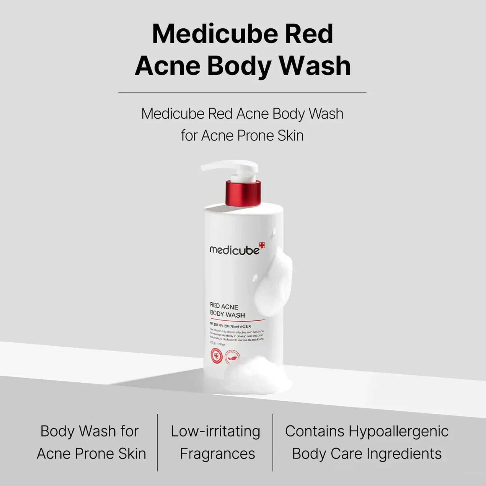[Medicube] Red Acne Body Wash 2.0 14.10 oz (400g)