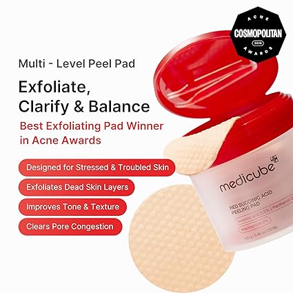 [Medicube] Red Succinic Acid Peeling Pad 5.46 oz (155g) (70Pads)