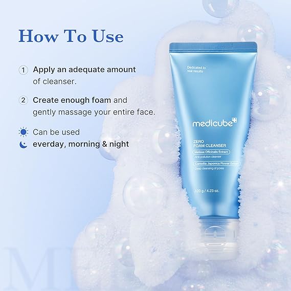 [Medicube] Zero Foam Cleanser 4.23 oz (120g)