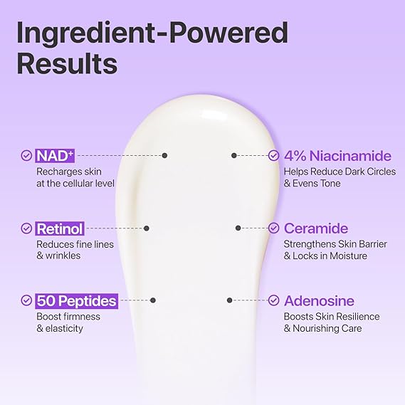 [Numbuzin] No.9 NAD+ Retinol Volumetox Eye Cream 0.33 fl oz (10ml)