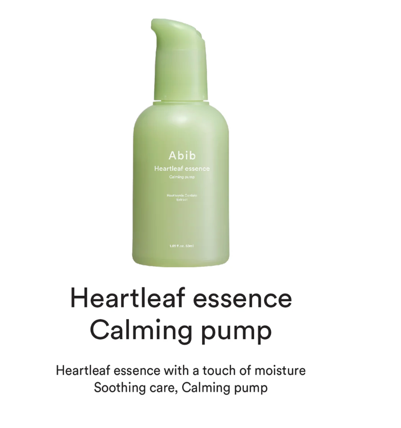 [Abib] Heartleaf Essence Calming Pump 1.69 fl oz (50ml)
