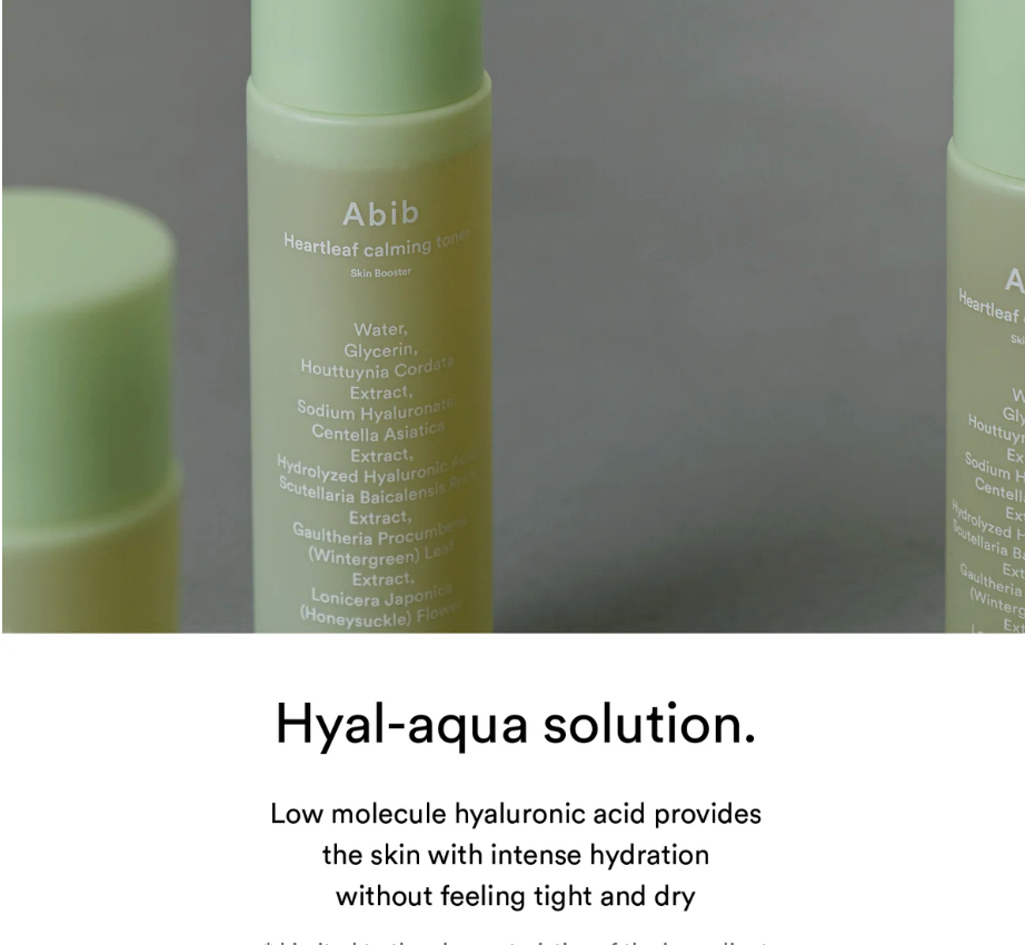 [Abib] Heartleaf Calming Toner Skin Booster 6.76 fl oz (200ml)