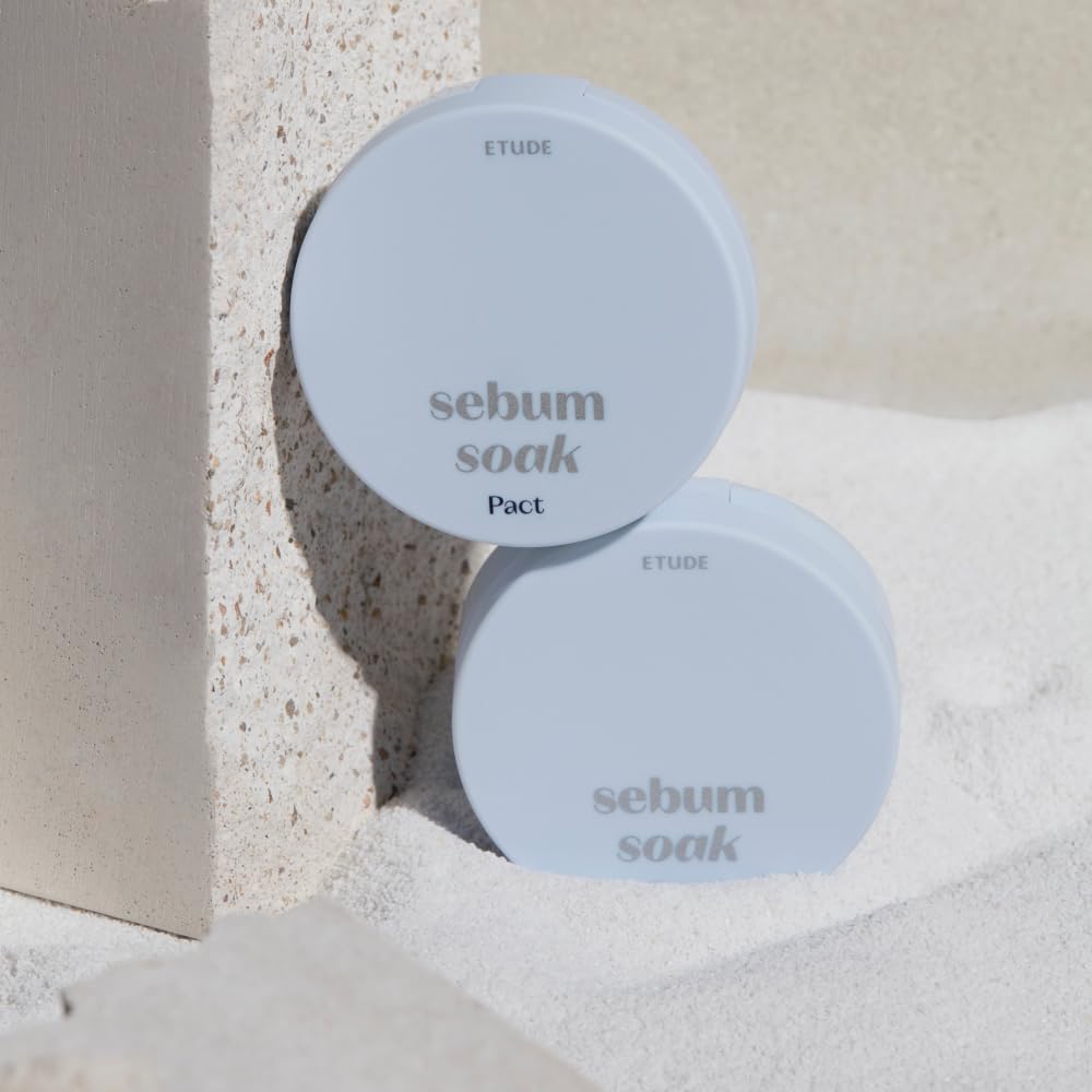 [Etude] Sebum soak Pact_0.34oz (9.5g)