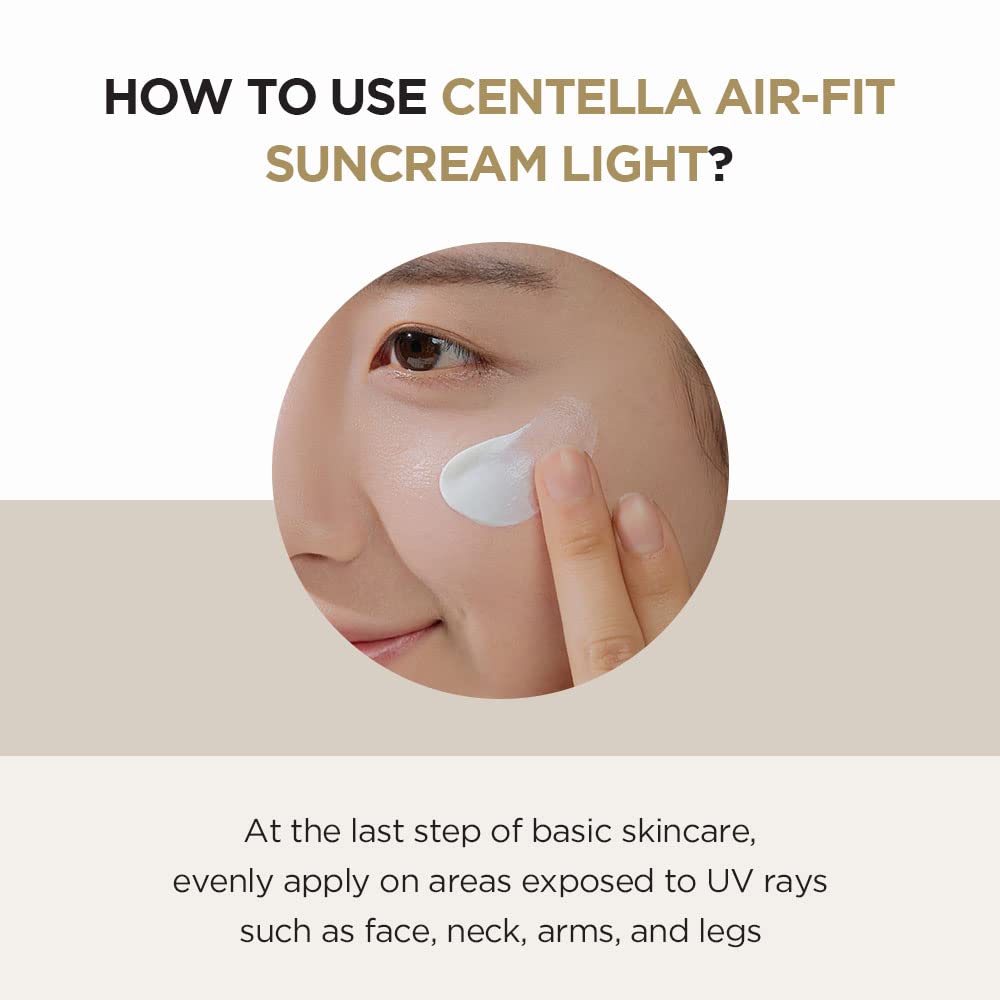 [Skin1004] Madagascar Centella Air-Fit Suncream Light 1.69 fl oz (50ml)