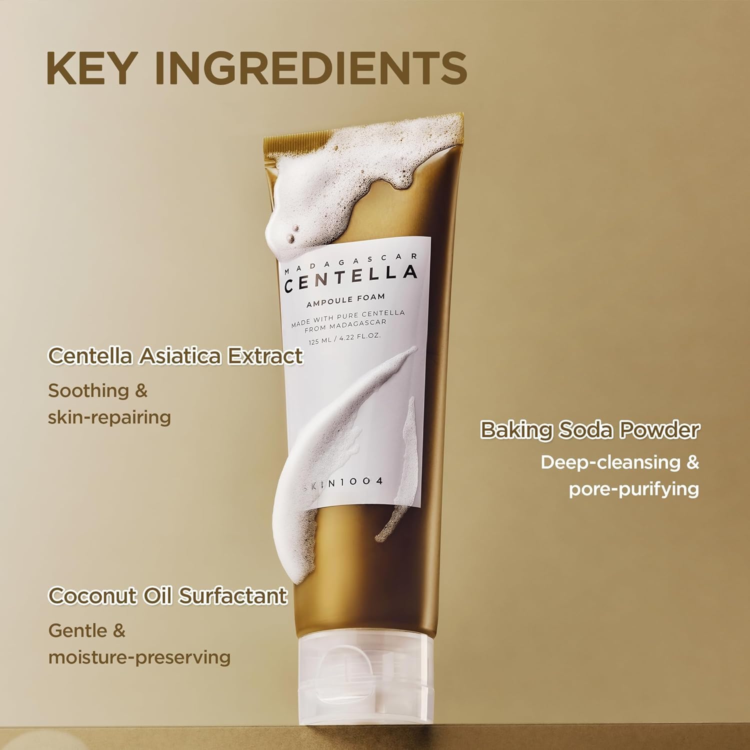 [Skin1004] Madagascar Centella Ampoule Foam 4.23 fl oz (125ml)
