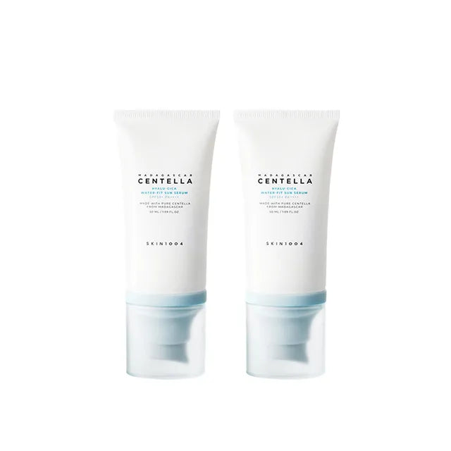 [Skin1004] Madagascar Centella Hyalu-Cica Water-Fit Sun Serum Twin Pack 1.69 fl oz (50ml) (2ea)