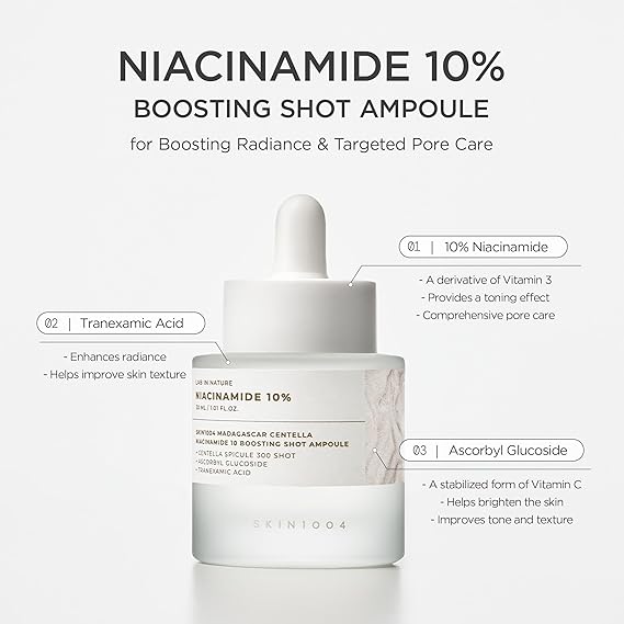 [Skin1004] Madagascar Centella Niacinamide 10 Boosting Shot Ampoule 1.01 fl oz (30ml)