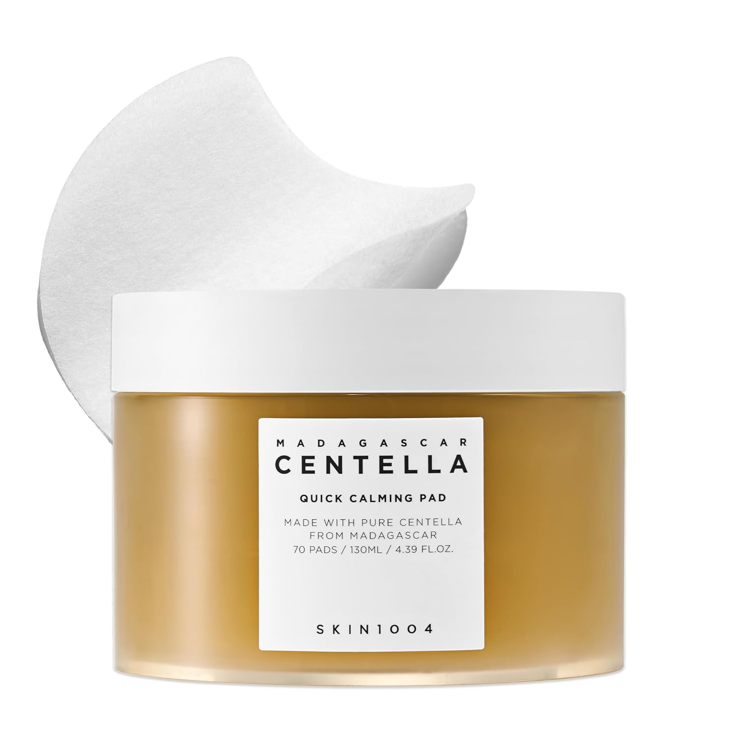 [Skin1004] Madagascar Centella Quick Calming Pad 4.39 fl oz (130ml) (70Pads)