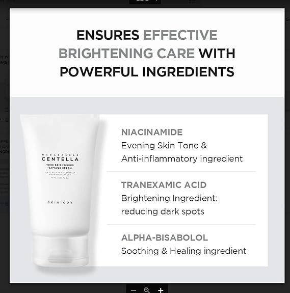 [Skin1004] Madagascar Centella Tone Brightening Capsule Cream 2.53 fl oz (75ml)