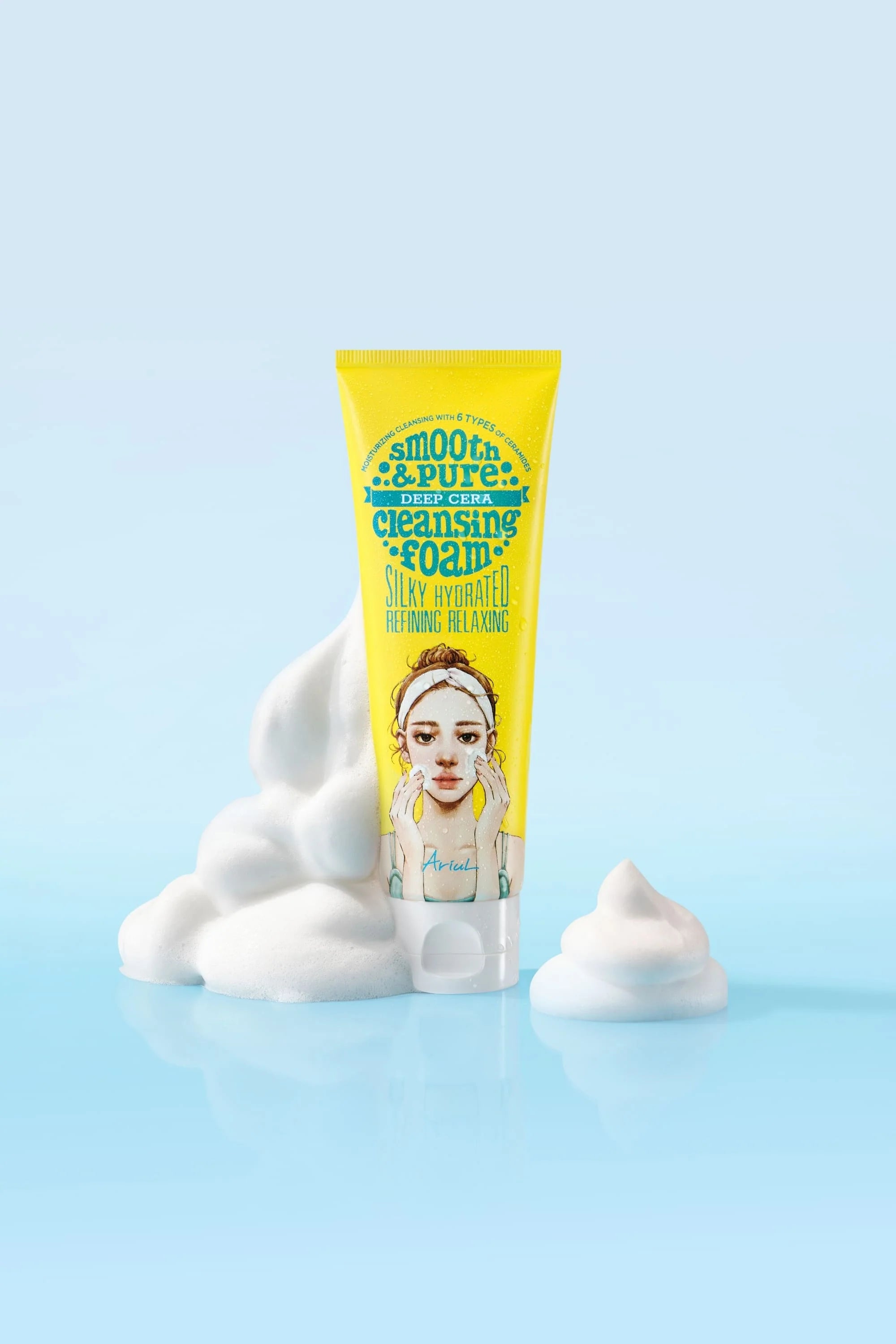 [Ariul] Smooth & Pure Deep Cera Cleansing Foam (120ml)
