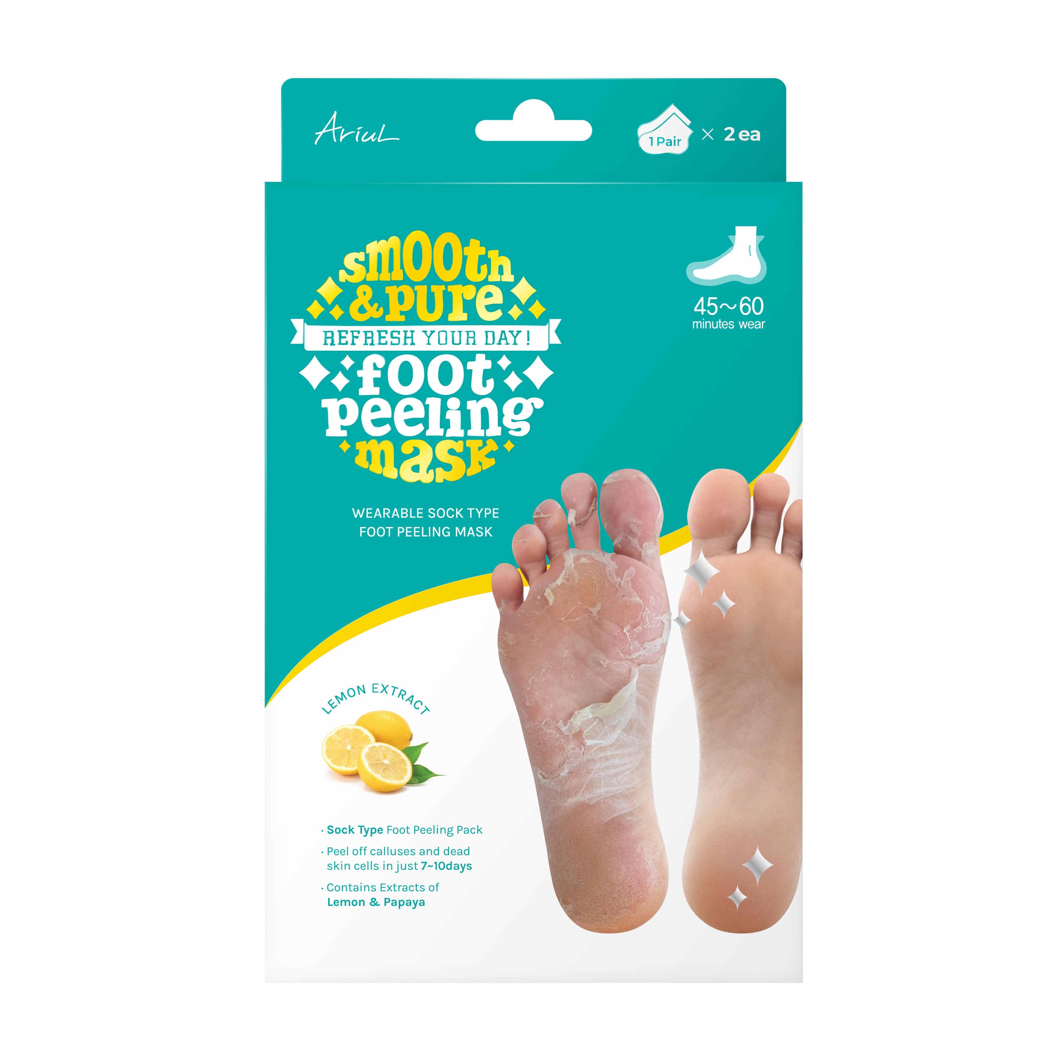 [Ariul] Smooth & Pure Foot Peeling Mask 2ea (7 Options)