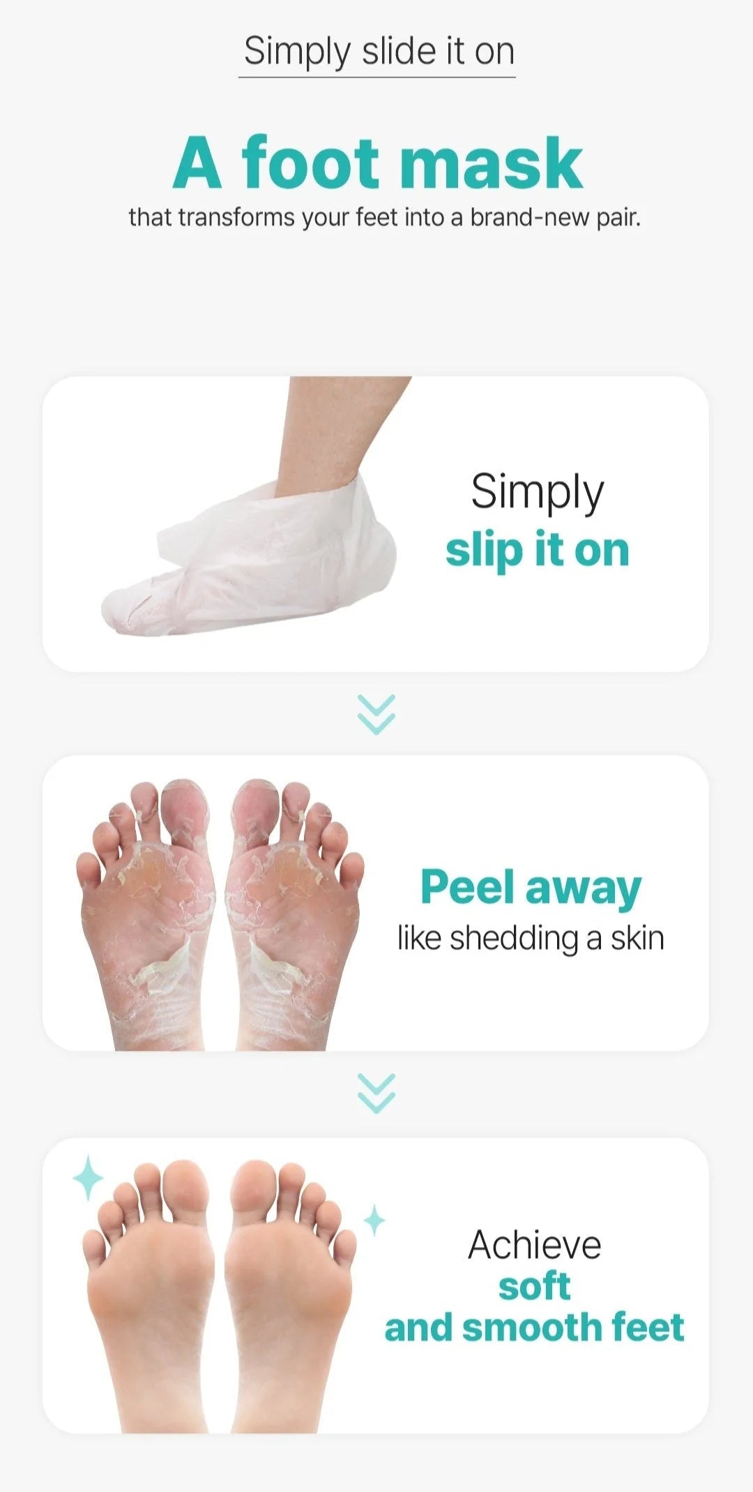 [Ariul] Smooth & Pure Foot Peeling Mask 2ea (7 Options)