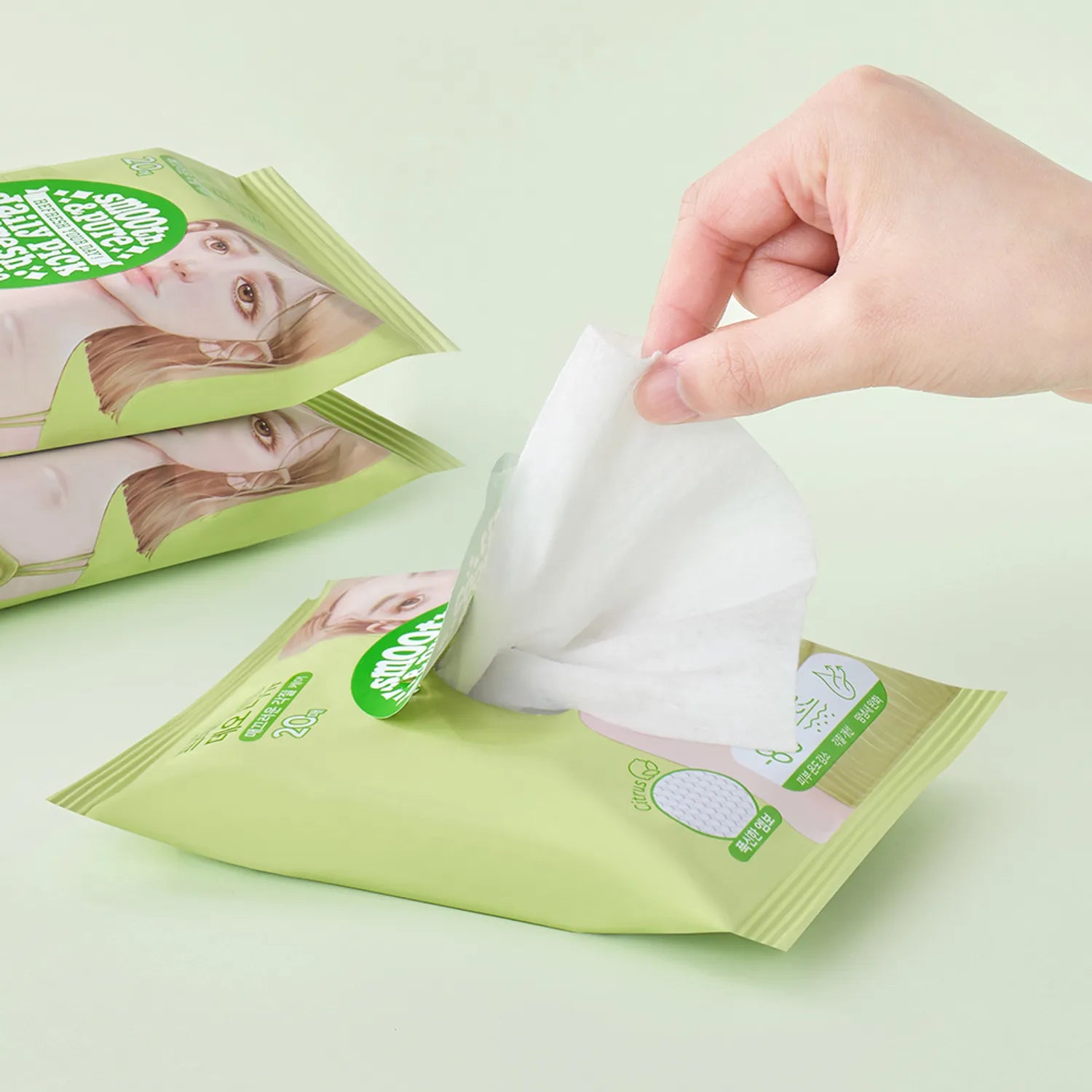 [Ariul] Smooth & Pure Fresh Cooling Deo Tissue (20sheets)