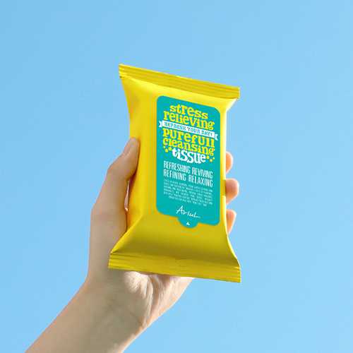 [Ariul] Stress Relieving Purefull Cleansing Tissue (15P/80P)