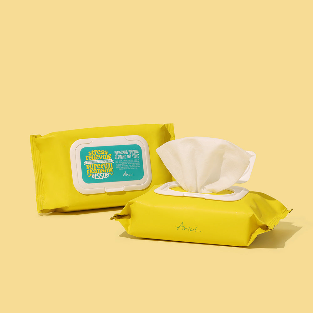 [Ariul] Stress Relieving Purefull Cleansing Tissue (15P/80P)