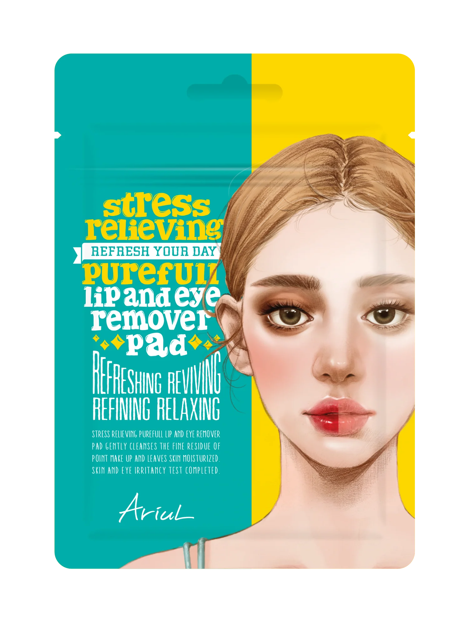 [Ariul] Stress Relieving Purefull Lip and Eye Remover Pad (10P/30P)