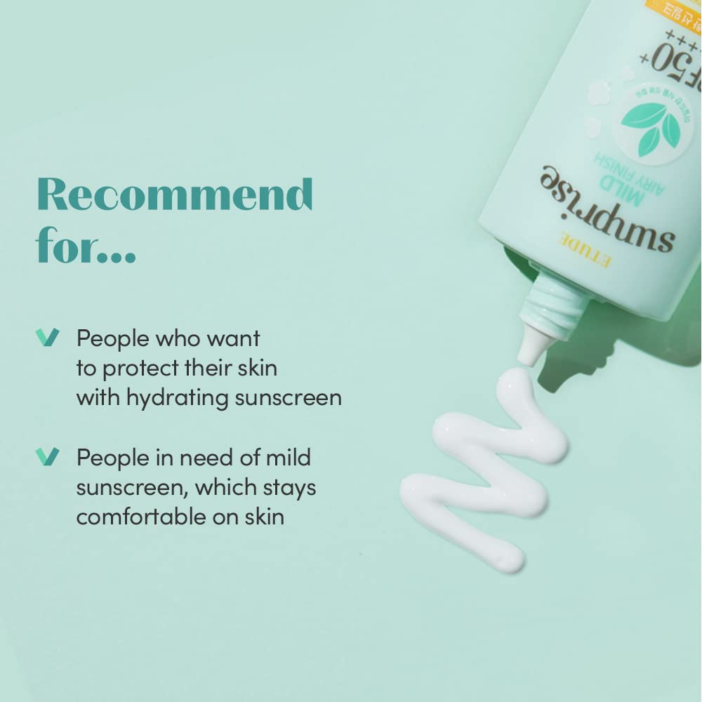 [Etude] Sunprise Mild Weightless Watery Light: Texture SPF50+/PA+++_1.7fl oz (50ml)