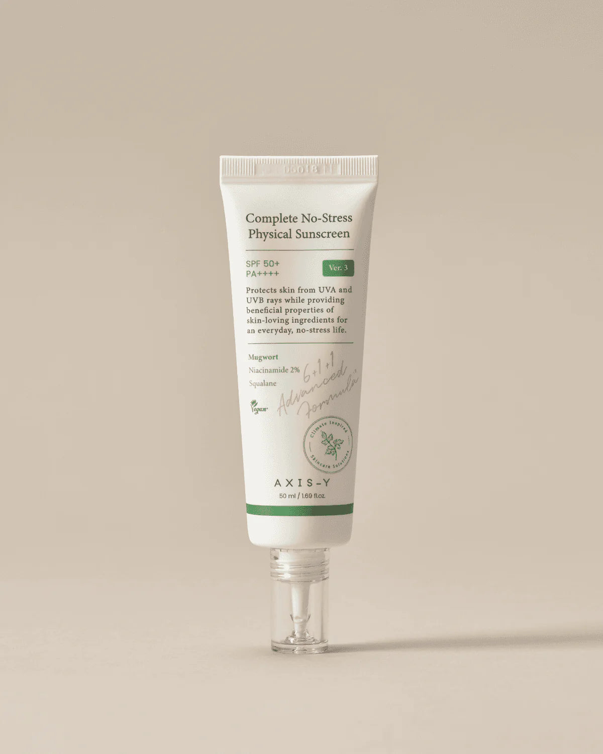 [Axis-Y] Complete No-Stress Physical Sunscreen V.3 (1.69 fl oz / 50 ml)