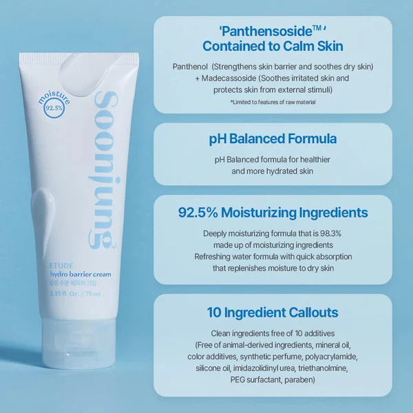 [Etude] soonjung hydro barrier cream_2.54fl oz (75ml)